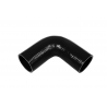Kolanko silikonowe 30mm 90' - XXL black